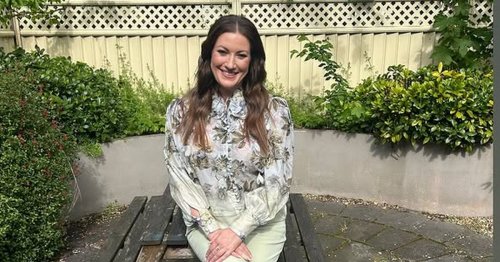 Elaine Crowley stuns in perfect spring ensemble on Ireland AM