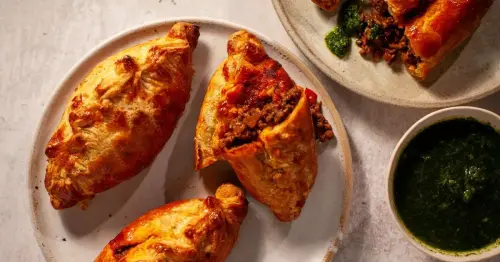 Mark Moriarty's delicious recipe for Argentinian empanadas with chimichurri