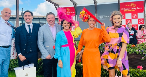 Wife of late rugby star Anthony Foley wins most stylish award at Irish Derby