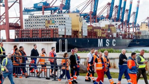 Streik beendet: Containerschiffe werden wieder abgefertigt