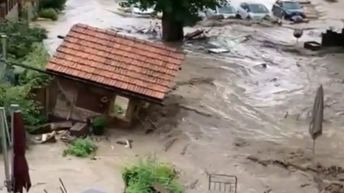 Unwetter Schweiz: Schwere Gewitter mit Starkregen verursachen Sturzflut