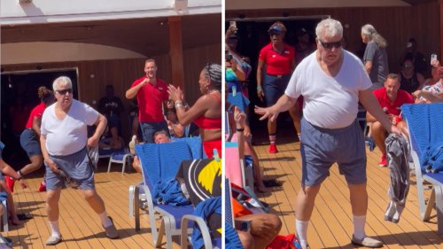 Tanzwettbewerb auf Kreuzfahrtschiff: Opi zeigt seinen Hüftschwung - und das ganze Schiff tobt