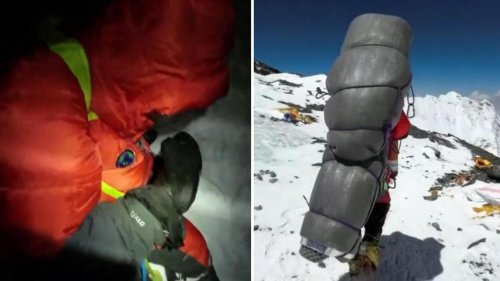 Sechs Stunden trägt er ihn auf dem Rücken! Bergsteiger rettet Mann aus Todeszone auf Mount Everest