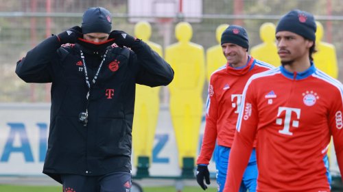 Beim ersten Bayern-Training unter Thomas Tuchel! Leroy Sané kassiert Tuchel-Arschtritt