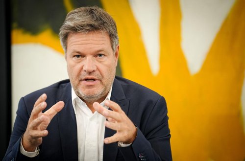 Grünen-Wahlkampfveranstaltung mit Wirtschaftsminister Habeck
