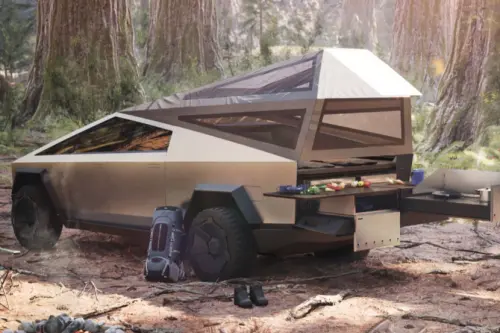 Tesla’s Cybertruck Camper is the Future of All-Electric Camping