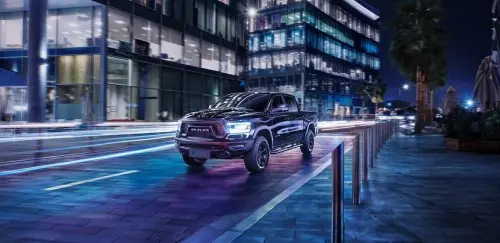 The 2021 Ram 1500 TRX features 702 horsepower engine to speed its way through rough roads