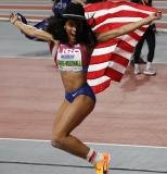 DyeStat.com - News - World Indoor Championships Concludes With Another WR For Devynne Charlton, Flurry Of U.S. Medals