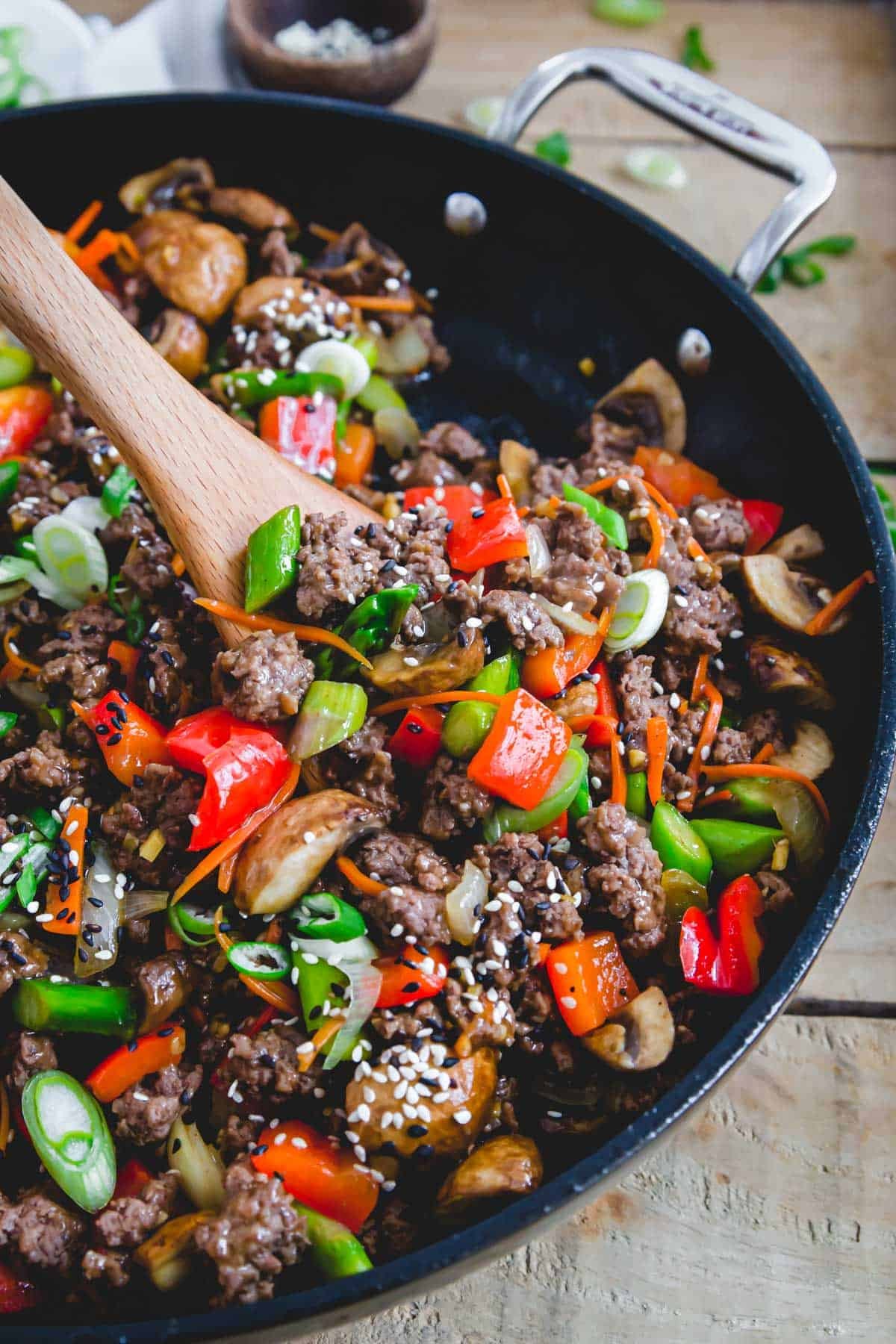 Ground Beef Stir Fry