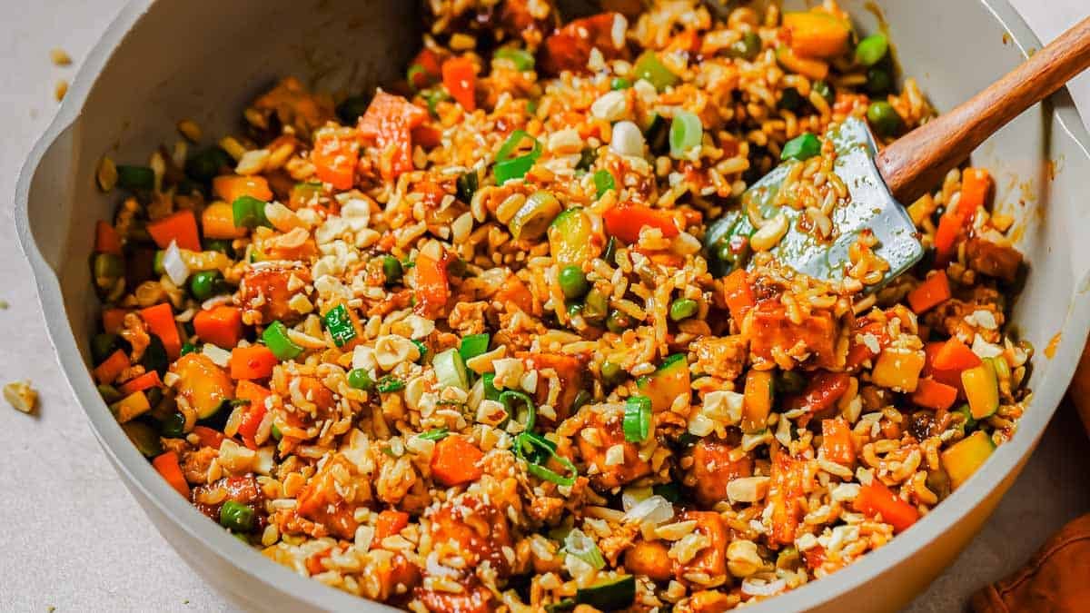 Easy, Healthy, Delicious Tofu Fried Rice
