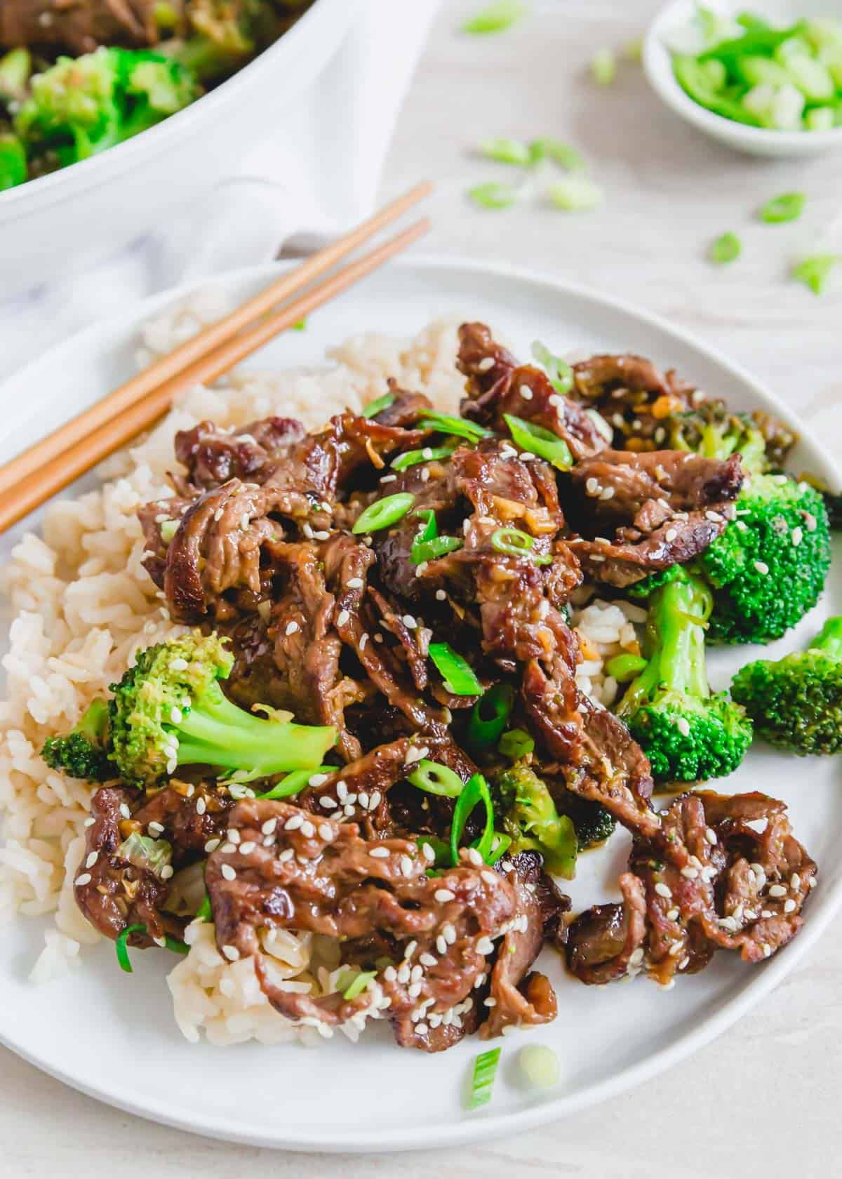 Shaved Beef Stir Fry Recipe - Running to the Kitchen®