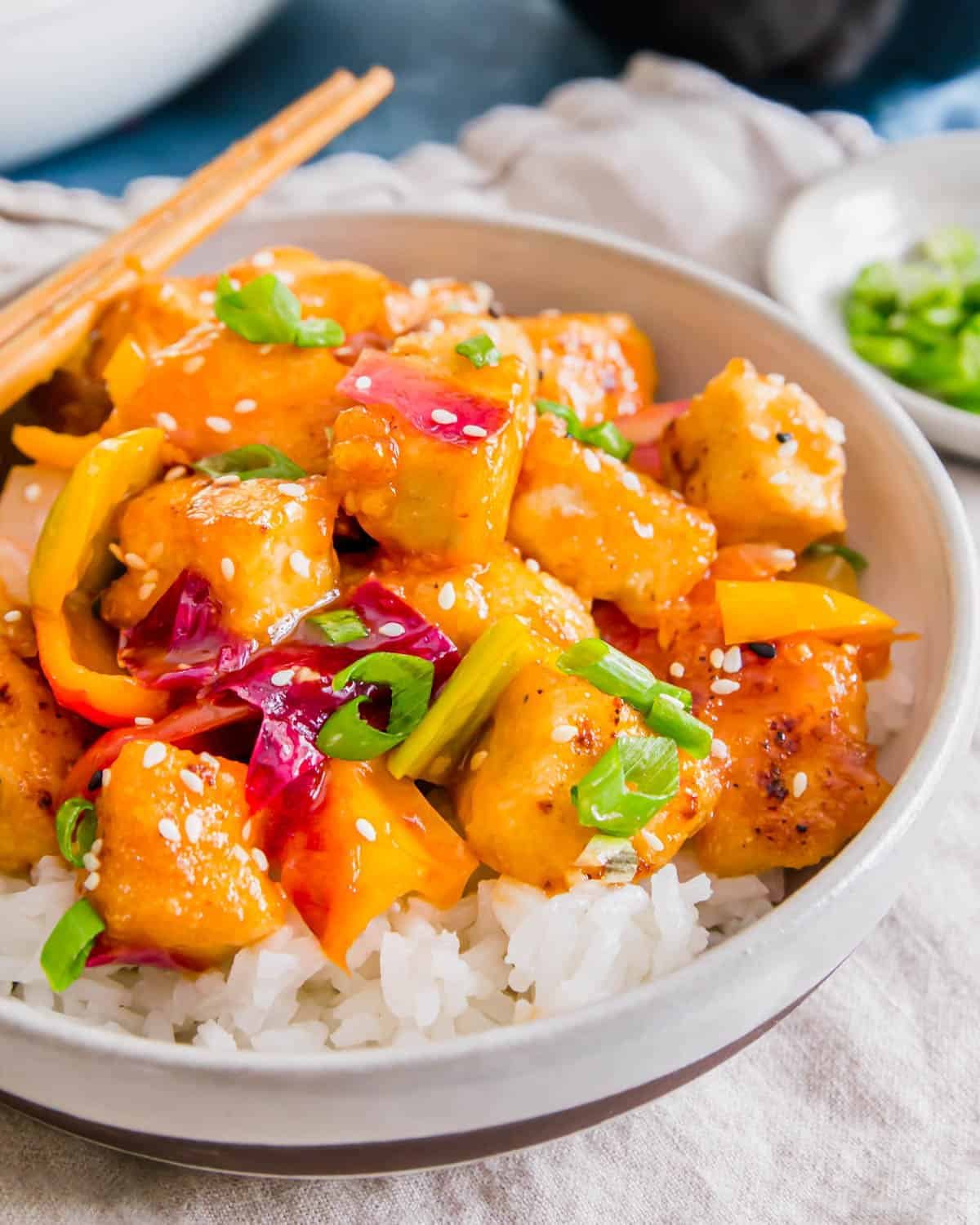 Sweet and Sour Tofu - A Quick Sweet & Sour Tofu Recipe
