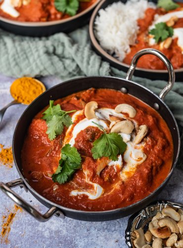 Schnelles, vegetarisches Butter "Chicken" | indisches Curry