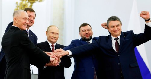 Putin illegally proclaims annexation of 4 occupied regions; Ukraine applies to join NATO