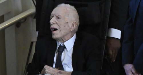 Jimmy Carter joined by President Biden, other politicians at wife Rosalynn's memorial service