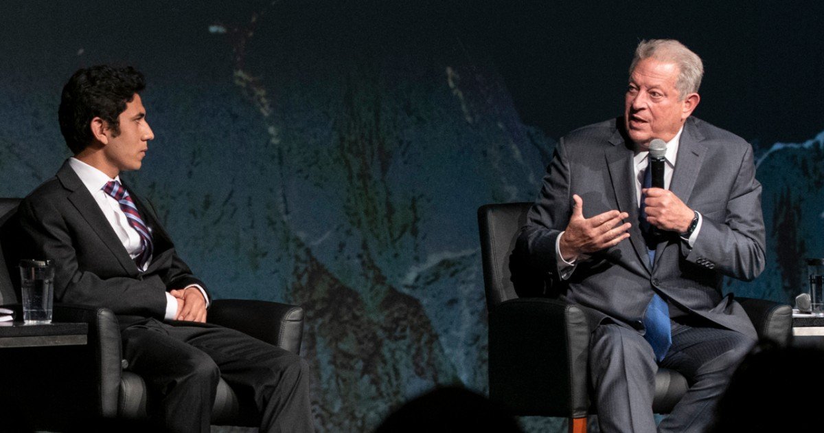 Al Gore looks to youth to spark action on climate change