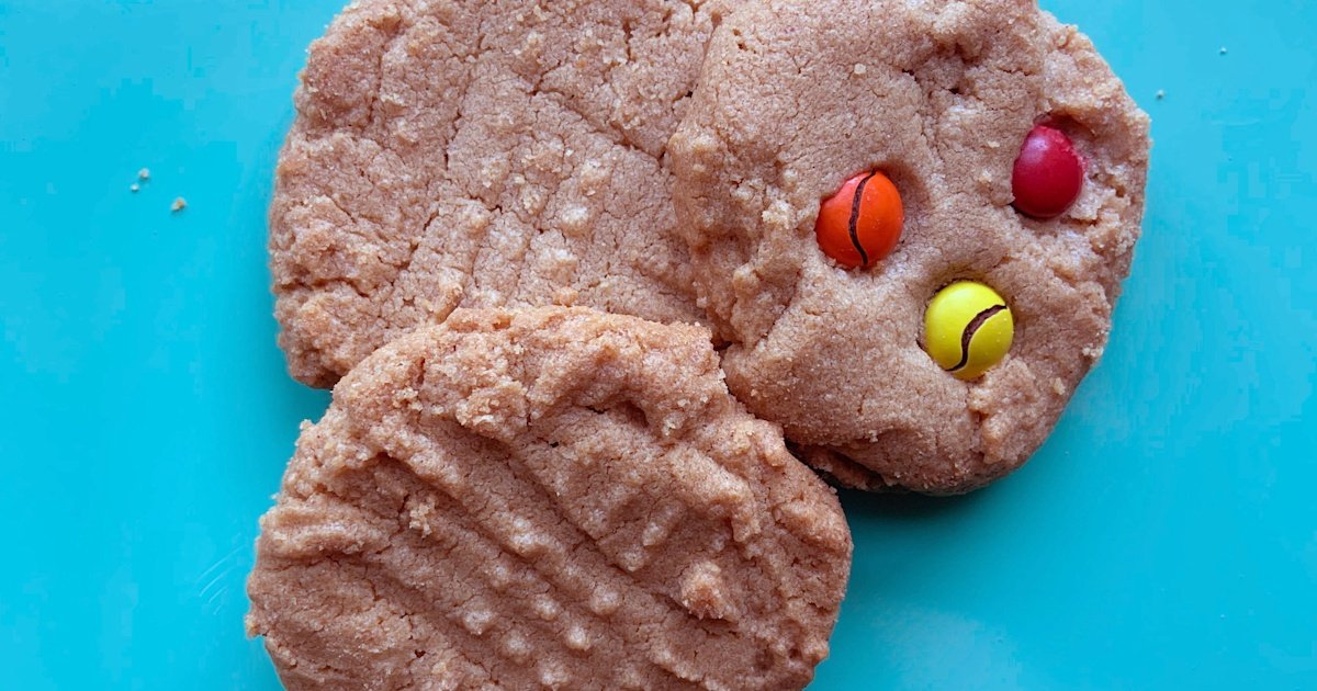 Whip up these delicious peanut butter cookies with 3 kitchen staples