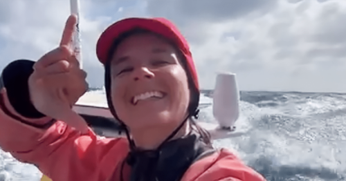 Sailor Cole Brauer makes history as the first American woman to race solo around the world