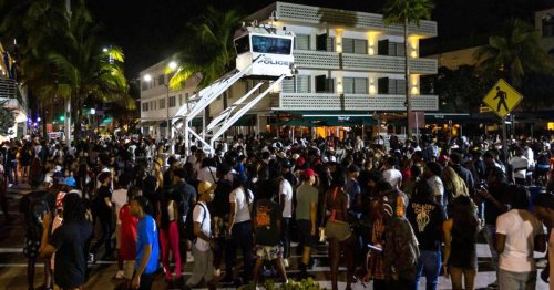 Miami Beach restricts alcohol sales but rejects a curfew amid spring break violence