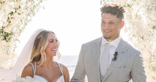 Patrick Mahomes and Brittany Matthews are married! See her unique dress