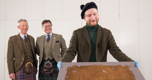 Scotland's 'oldest' tartan is found in a Highlands bog