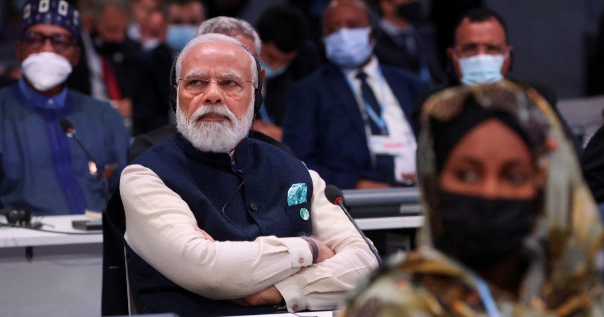 India surprises climate summit with 2070 target for net zero emissions