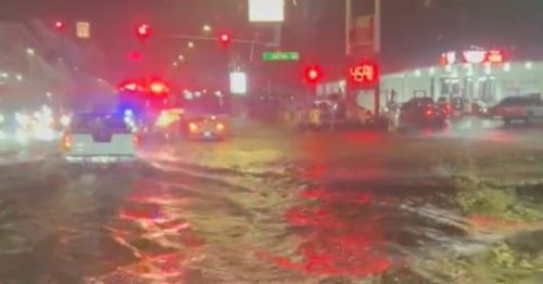 'What a storm': Las Vegas hit with fresh flash floods as rain pours into casino