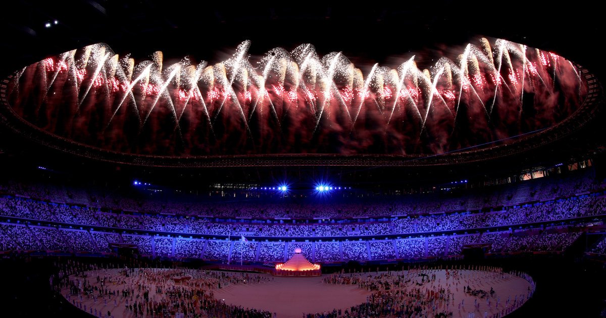 Tokyo Olympics opening ceremony features Naomi Osaka, blue humans and Tongan flag-bearer