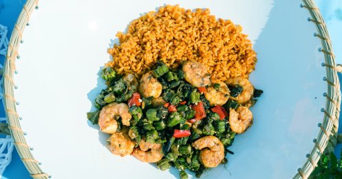 Okra and shrimp come together in this quintessentially Gullah-Geechee dish