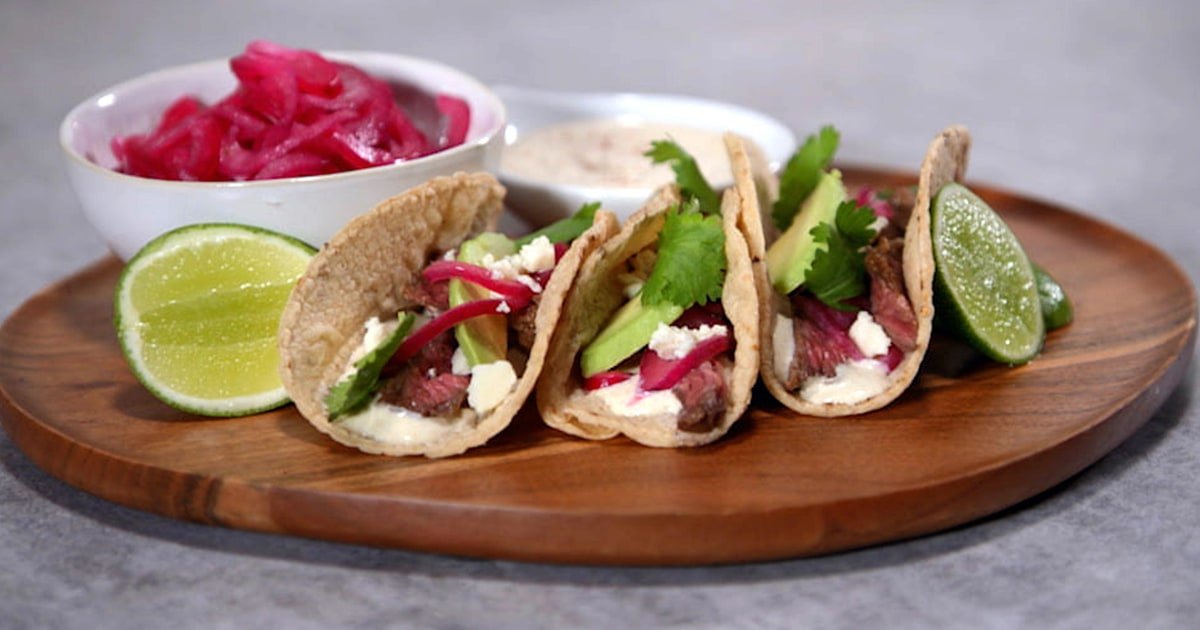 Make marinated steak tacos for dinner in just 30 minutes