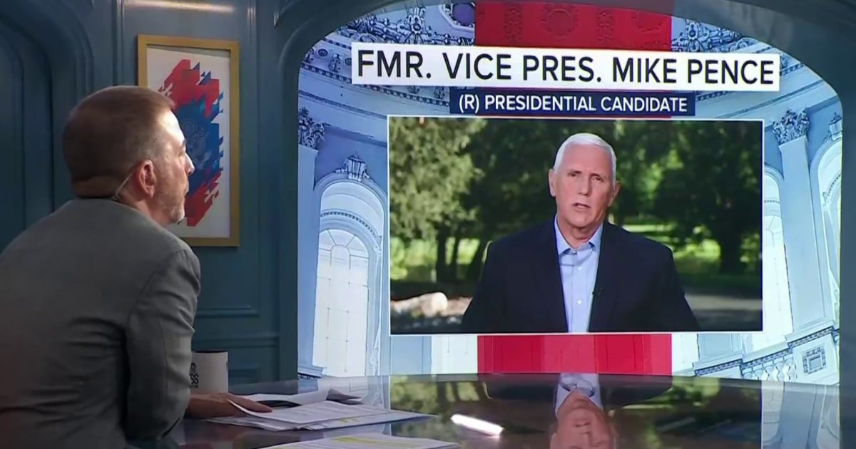 Full Pence: ‘I’m going to clean house on the whole top floor’ of the DOJ if elected president