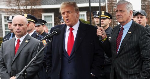 Trump just showed his true character, again, at a New York police officer’s wake