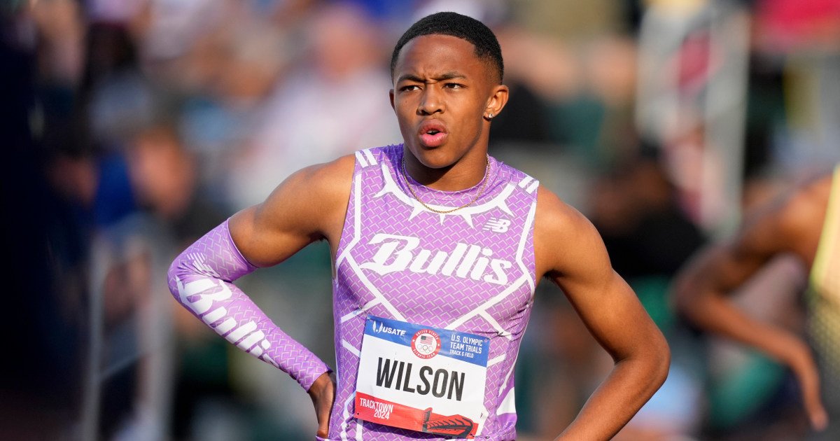 Teen sprinter Quincy Wilson follows Olympic footsteps of 15-year-old Esther Stroy