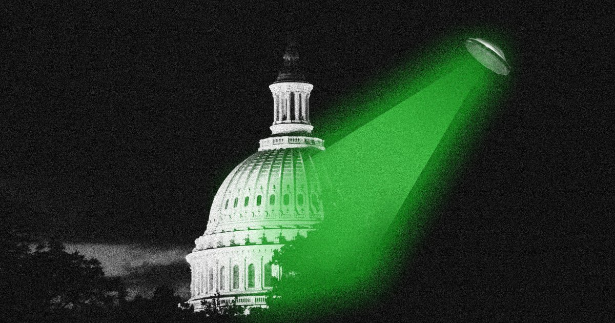 The rumors are true. UFOs are invading Washington.