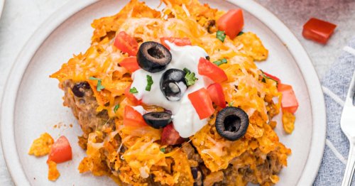 Make weeknights simpler than ever with this easy tortilla chip casserole