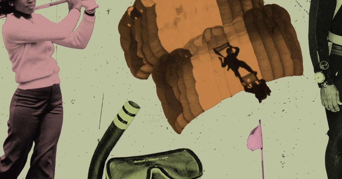 Scuba, skydiving and golf: Black adults embrace sports that defy stereotypes