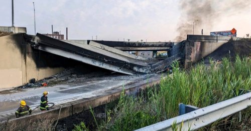 Elevated Section Of Philadelphia I-95 Collapses After Tanker Truck ...