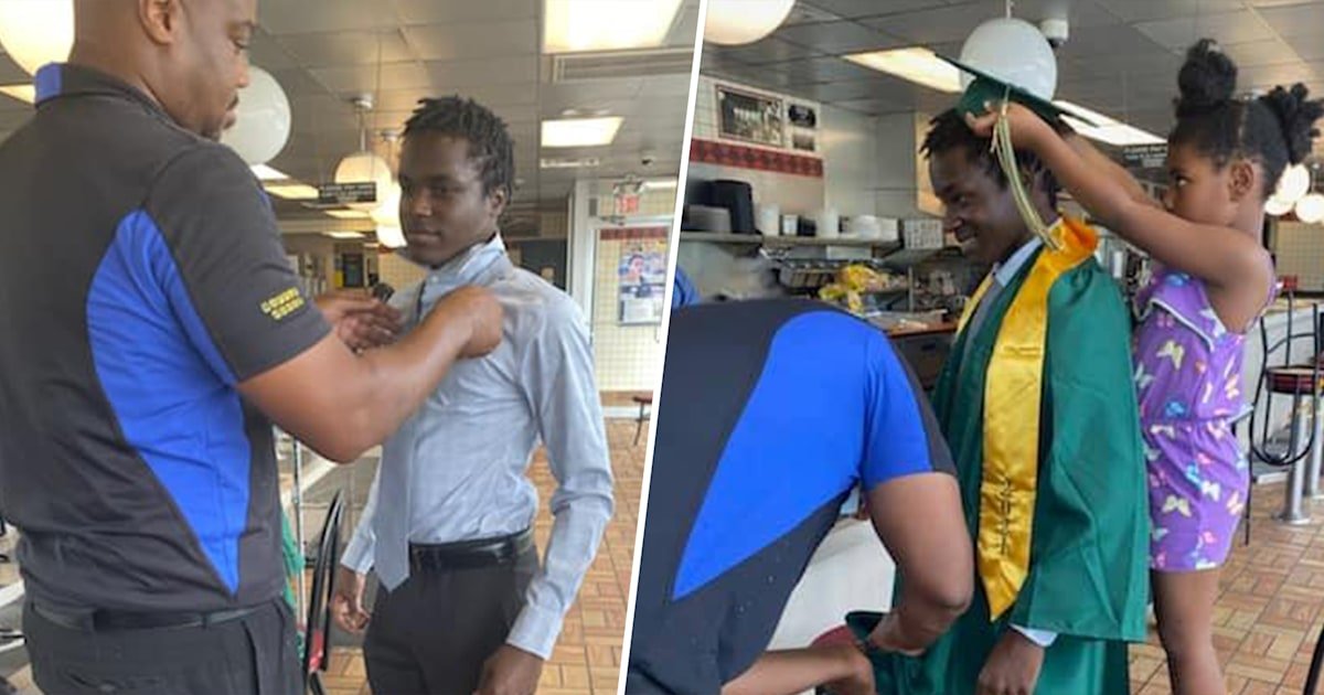 Waffle House employees band together to help co-worker attend his graduation
