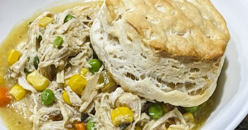 This slow-cooker chicken pot pie is Reddit-famous, so we tried it