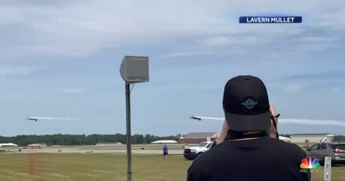 40-year-old driver dies in Michigan airshow after truck catches on fire