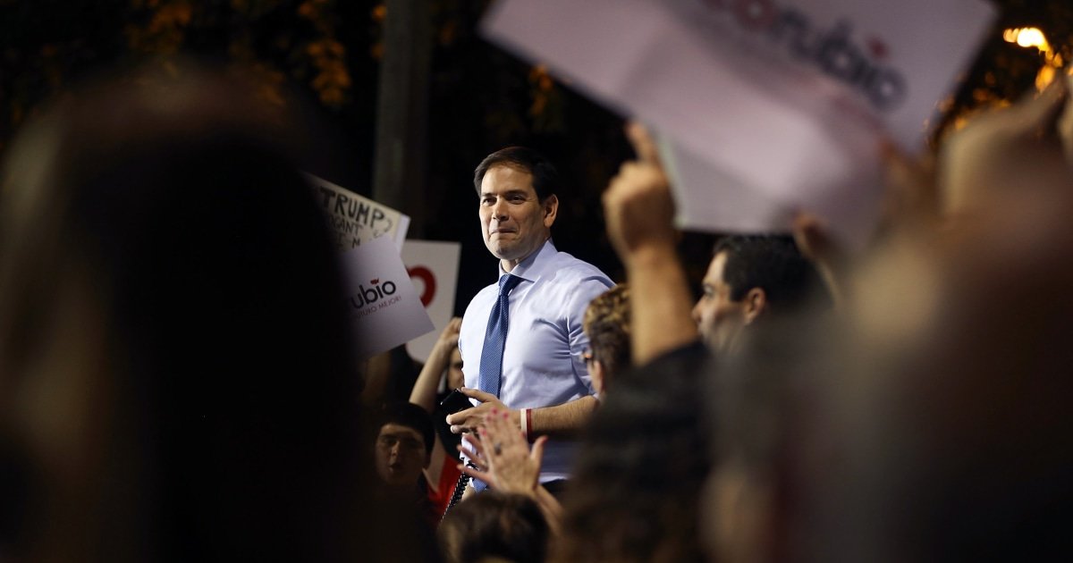 Rubio may still want to be president one day. He's content to wait out Trump.