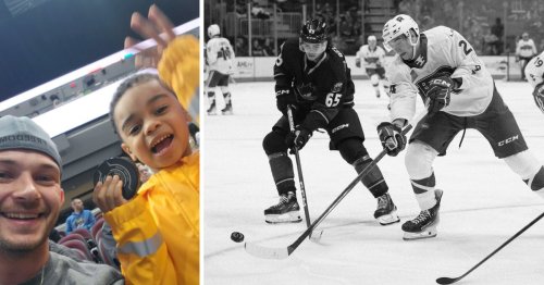 'Meant to be there': Man stops rogue hockey puck from hitting 4-year-old
