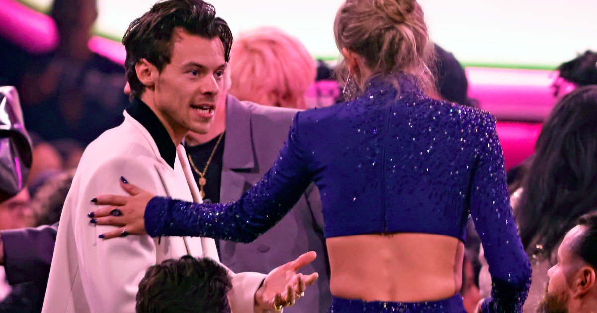Fans can’t get enough of seeing exes Harry Styles and Taylor Swift at the Grammys