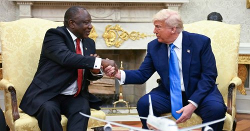 Golfers, guile and gifts: South Africa's president follows the new playbook for handling Trump