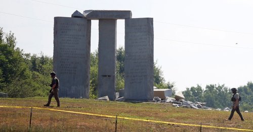 Georgia Guidestones monument is destroyed after explosion