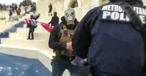 'Gas Hat' Jan. 6 rioter who first breached Capitol tunnel entrance arrested by FBI