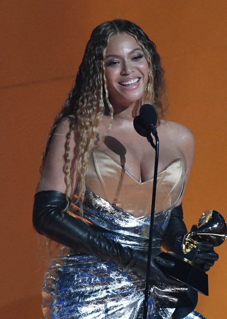 Beyoncé tears up while making Grammys history with most wins ever