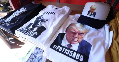 The tricky legal question at the center of the Trump mug shot cash grab