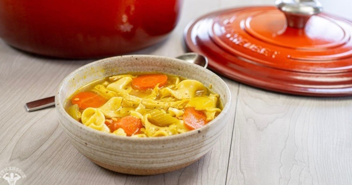 Turmeric Chicken Noodle Soup