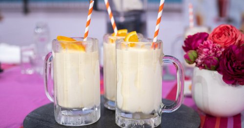 Cool down this summer with a boozy Creamsicle milkshake